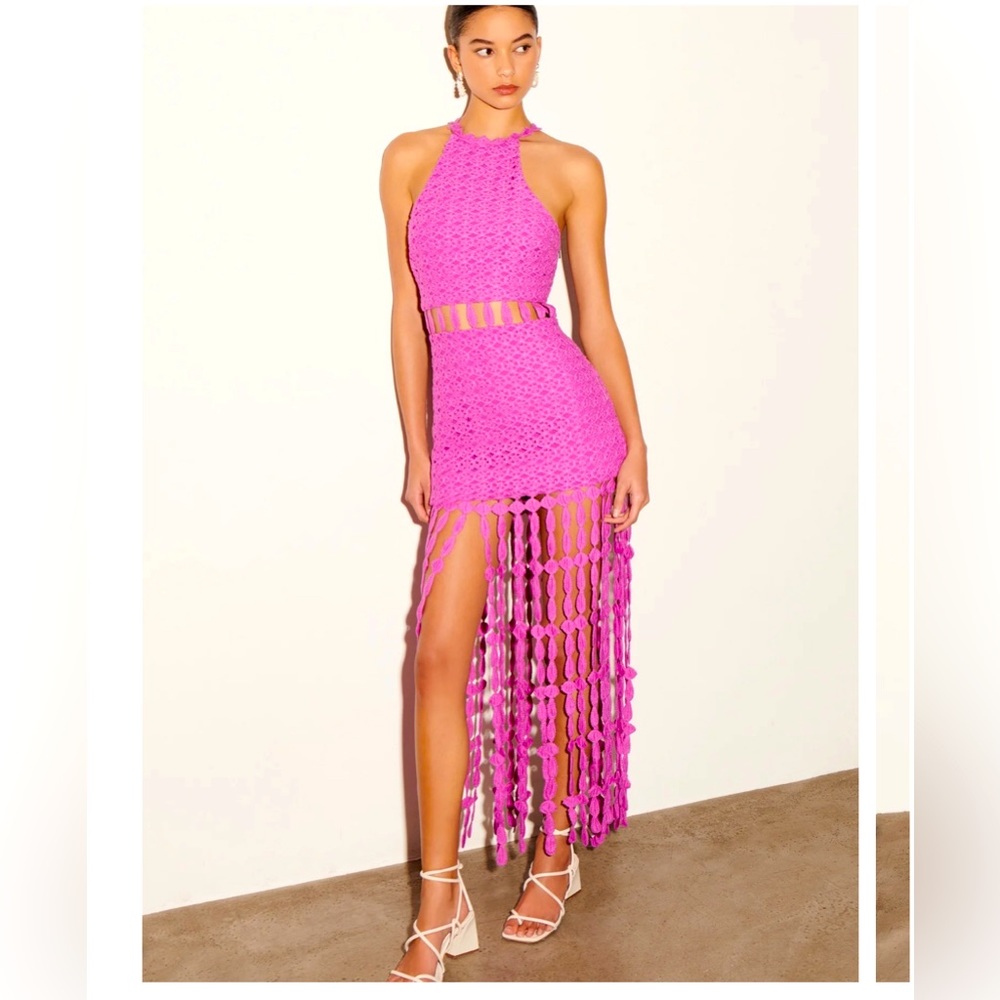 SAYLOR ROBYNNE FRINGE DRESS
